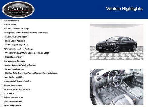 Used 2018 Audi A5 2.0T Prestige w/ Driver Assistance Package image 4