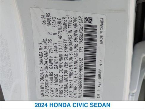 Certified 2024 Honda Civic Sport image 26