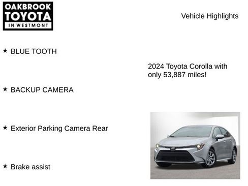 Certified 2024 Toyota Corolla LE FWD image 7