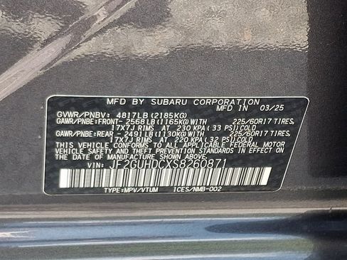 Certified 2025 Subaru Crosstrek 2.5i Premium AWD/4WD image 27