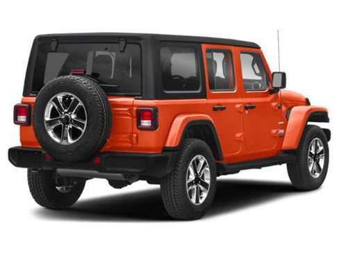 Used 2020 Jeep Wrangler Unlimited Sahara w/ Uconnect 4C Nav & Sound Group AWD/4WD image 2