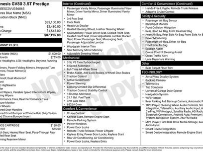 New 2027 Genesis GV80 3.5T Prestige