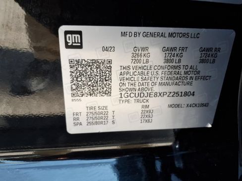 Used 2023 Chevrolet Silverado 1500 High Country w/ Technology Package AWD/4WD image 31