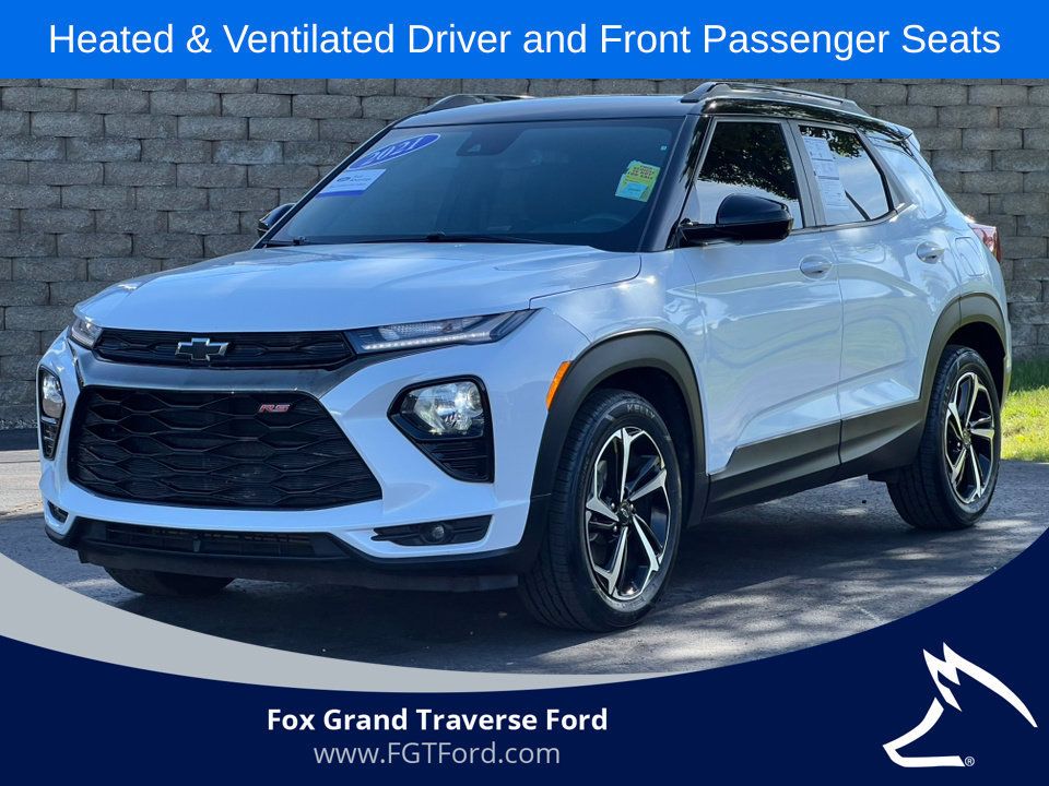 Used 2021 Chevrolet TrailBlazer RS w/ Sun and Liftgate Package FWD image 1