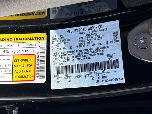 Used 2025 Ford Bronco Sport Big Bend w/ Convenience Package AWD/4WD image 28