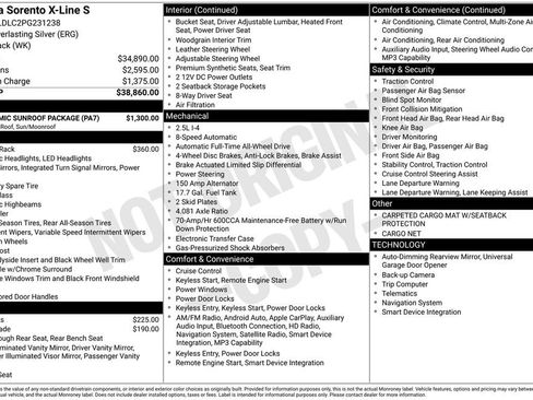 Certified 2023 Kia Sorento S w/ Panoramic Sunroof Package image 10