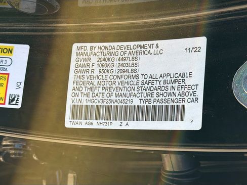 Used 2022 Honda Accord Sport image 39