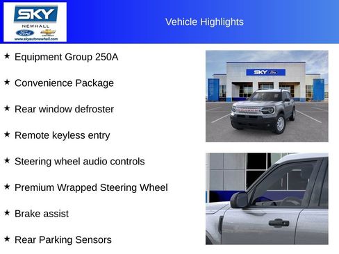 New 2025 Ford Bronco Sport Heritage w/ Convenience Package image 12