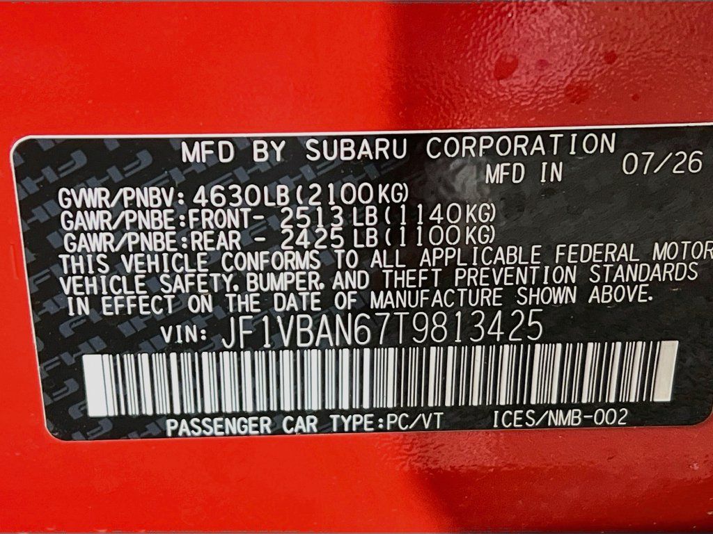 New 2026 Subaru WRX Limited AWD/4WD image 24
