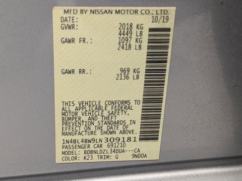 Used 2020 Nissan Altima 2.5 S image 17