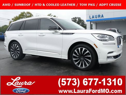 Used 2023 Lincoln Aviator Black Label Grand Touring w/ Class IV Trailer Tow Package image 1