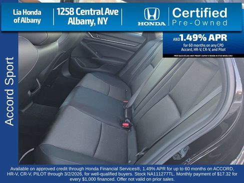 Certified 2022 Honda Accord Sport image 22