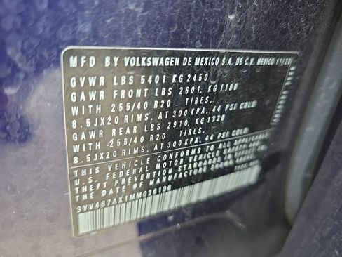 Used 2021 Volkswagen Tiguan SEL Premium R-Line w/ 3rd Row Seat Package AWD/4WD image 24