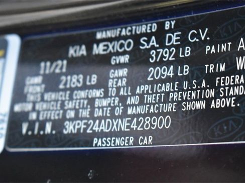 Certified 2022 Kia Forte LXS image 31