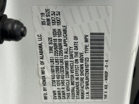 Used 2019 Honda Odyssey EX-L image 11