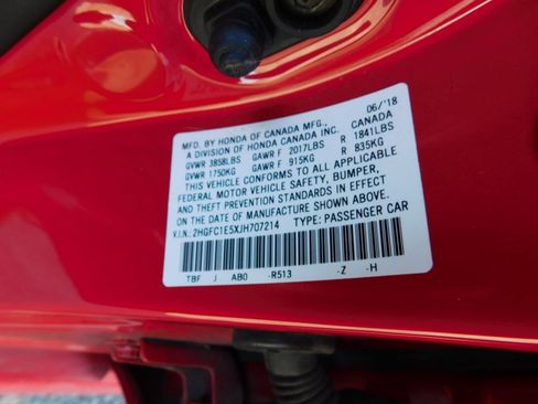 Used 2018 Honda Civic Si image 9