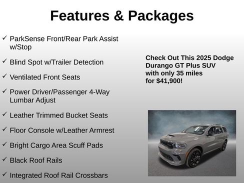 Used 2025 Dodge Durango GT AWD/4WD image 25