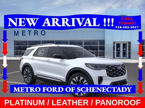 New 2026 Ford Explorer Platinum w/ LUX Leather Package image 1