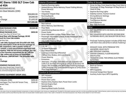 Used 2021 GMC Sierra 1500 SLT w/ SLT Premium Package AWD/4WD image 21
