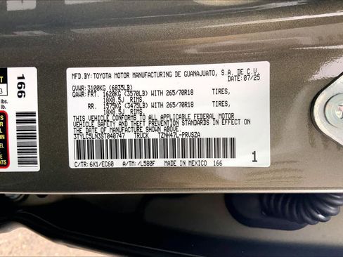 New 2025 Toyota Tacoma 4x4 Double Cab Hybrid w/ Tow Tech Package image 22