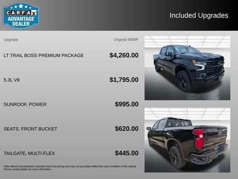 Used 2024 Chevrolet Silverado 1500 LT Trail Boss w/ LT Trail Boss Premium Package AWD/4WD image 3