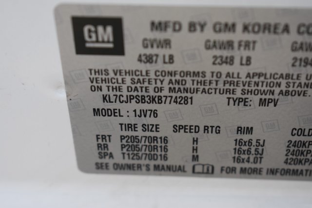 Certified 2019 Chevrolet Trax LT w/ LT Convenience Package AWD/4WD image 36