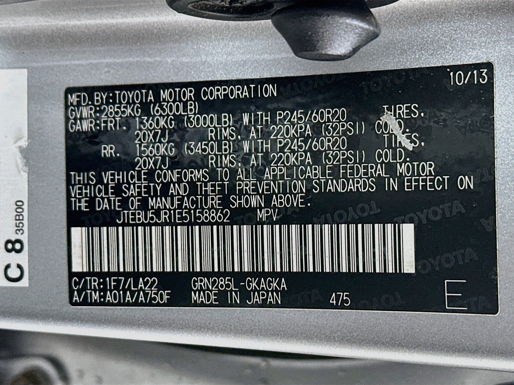 Used 2014 Toyota 4Runner Limited AWD/4WD image 31