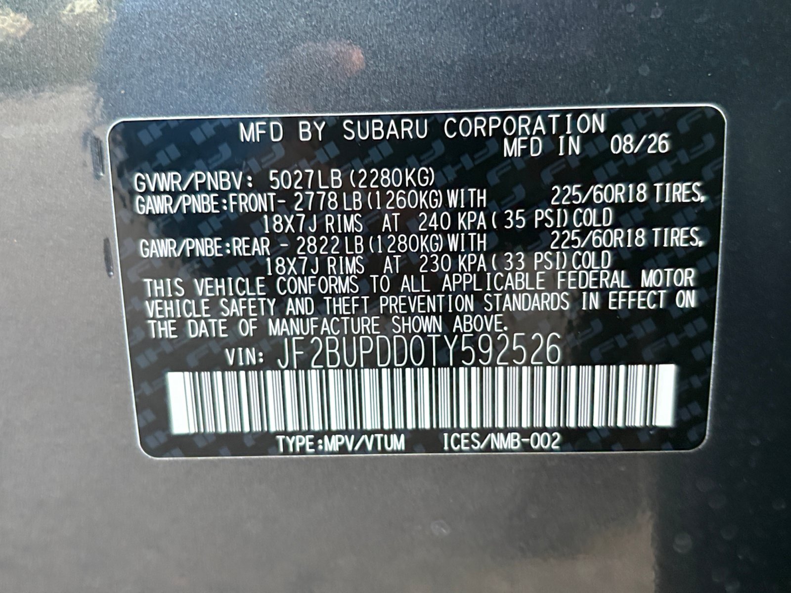 New 2026 Subaru Outback Limited AWD/4WD image 39