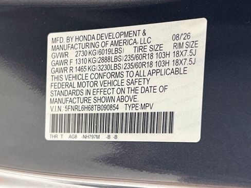 New 2026 Honda Odyssey EX-L image 31
