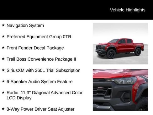 New 2026 Chevrolet Colorado Trail Boss AWD/4WD image 27