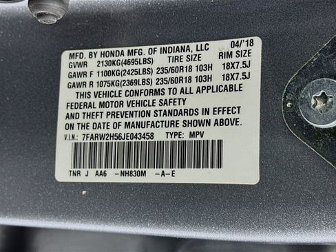 Certified 2018 Honda CR-V EX image 35