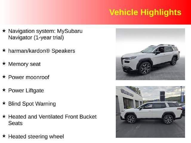 New 2026 Subaru Outback Touring XT AWD/4WD image 3
