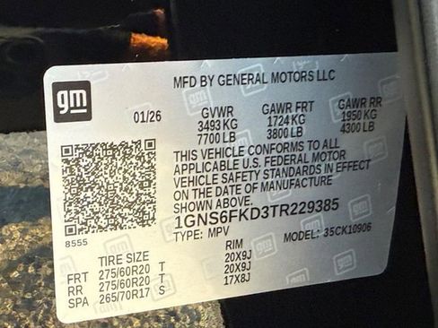 New 2026 Chevrolet Suburban Premier w/ Sun And Tow Package image 22