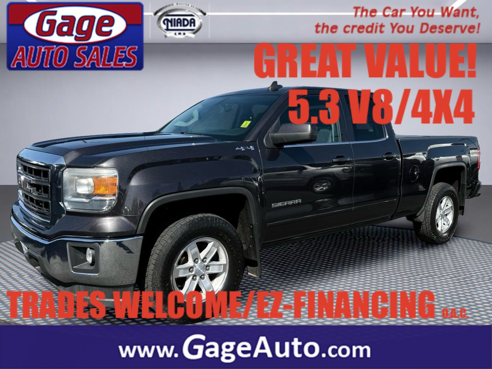Used 2015 GMC Sierra 1500 SLE w/ SLE Value Package AWD/4WD image 1
