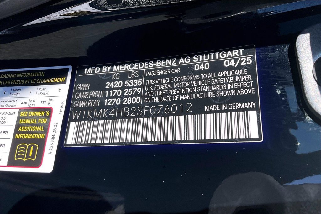 Certified 2025 Mercedes-Benz CLE 300 4MATIC Cabriolet image 24