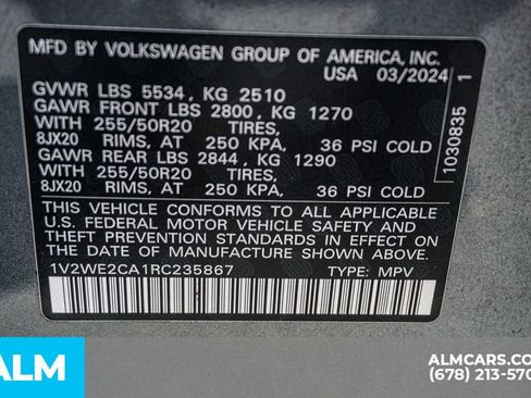 Used 2024 Volkswagen Atlas Cross Sport SE image 60