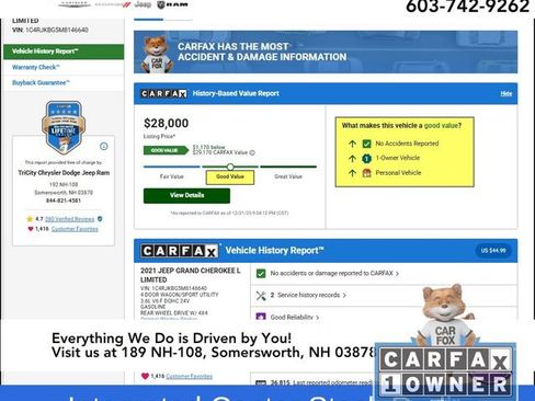 Used 2021 Jeep Grand Cherokee L Limited image 11