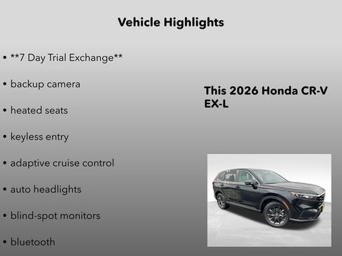 New 2026 Honda CR-V EX-L image 5