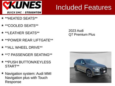 Used 2023 Audi Q7 3.0T Premium Plus w/ Premium Plus Package AWD/4WD image 3