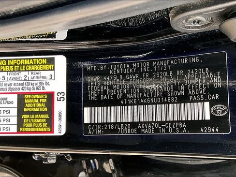 Used 2022 Toyota Camry XSE FWD image 19
