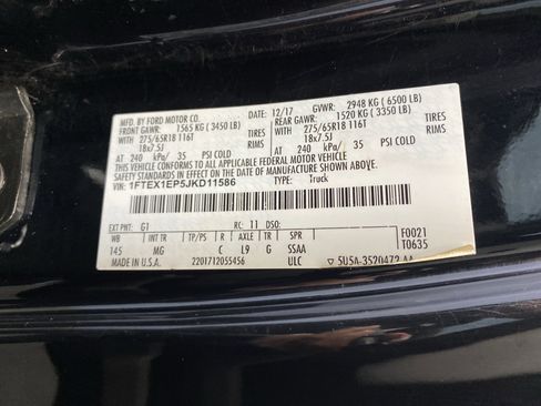 Used 2018 Ford F150 XLT w/ Equipment Group 302A Luxury image 4