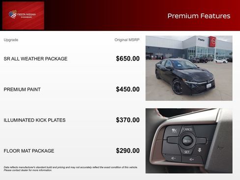 New 2026 Nissan Sentra SR w/ SR All Weather Package FWD image 3