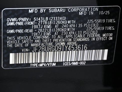 New 2026 Subaru Outback Limited XT image 21