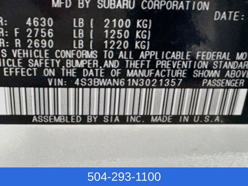 Used 2022 Subaru Legacy Limited AWD/4WD image 36