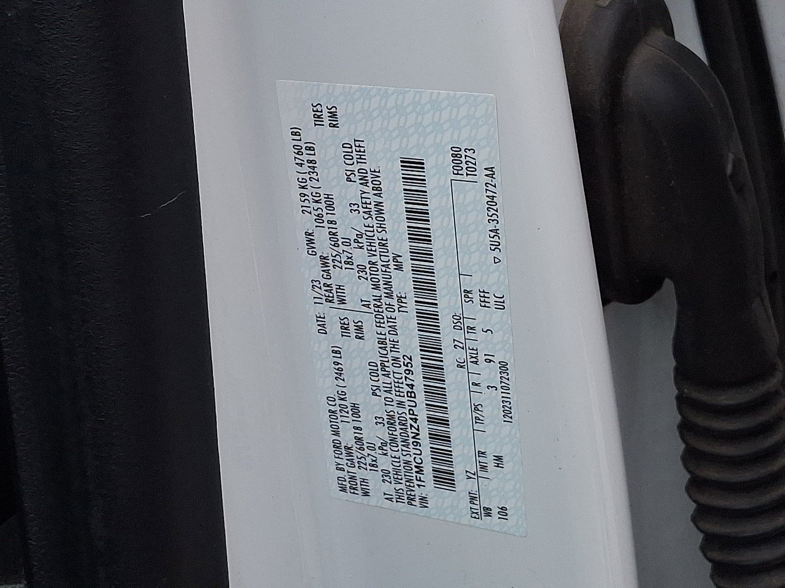 Used 2023 Ford Escape ST-Line Select AWD/4WD image 27