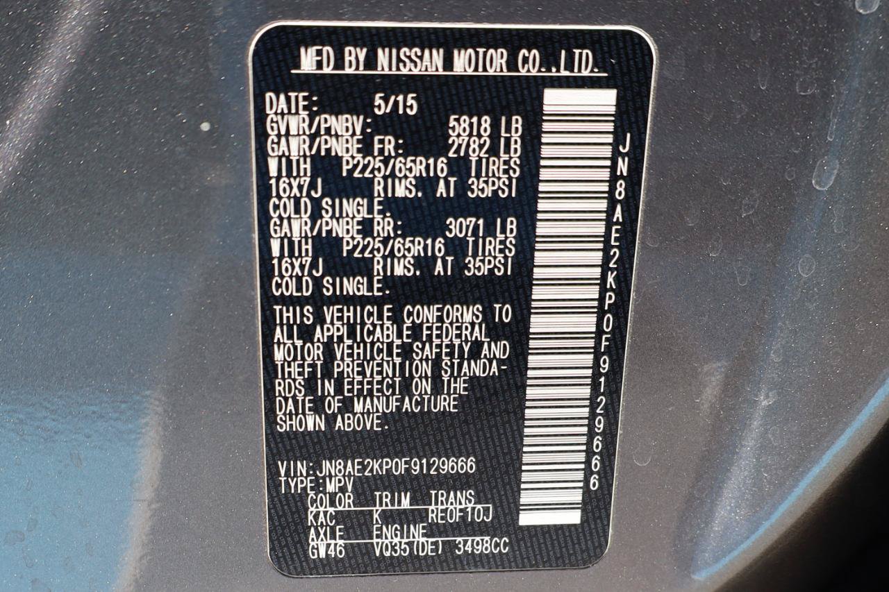 Used 2015 Nissan Quest SV w/ Protection Package FWD image 17