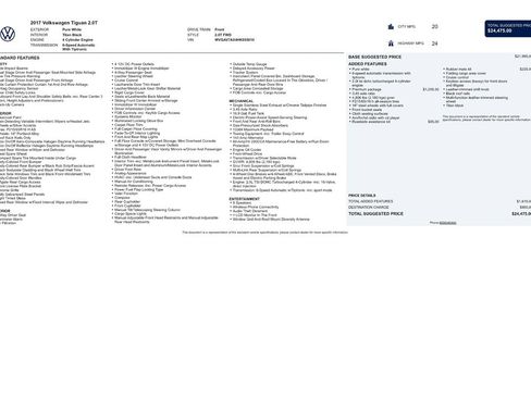 Used 2017 Volkswagen Tiguan Limited w/ Premium Package image 9