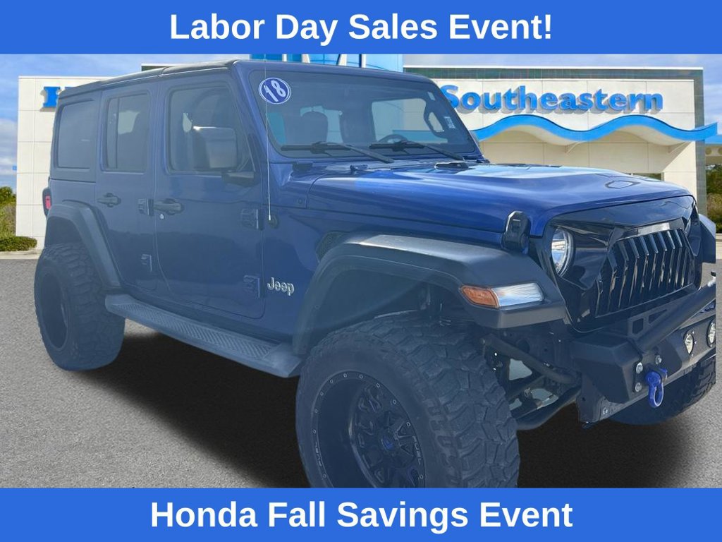 Used 2018 Jeep Wrangler Unlimited Sport S AWD/4WD image 3