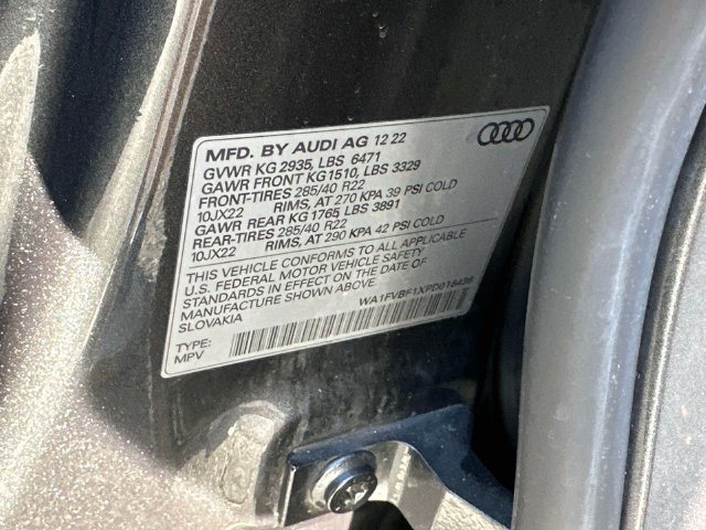 Used 2023 Audi Q8 Prestige AWD/4WD image 36