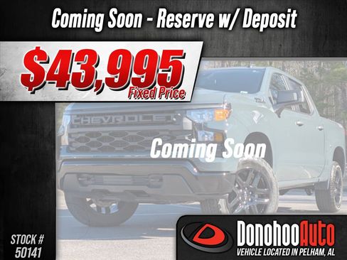 Used 2025 Chevrolet Silverado 1500 Custom Trail Boss w/ Turbomax Blackout Package image 1
